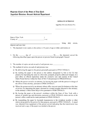 Affidavit of Service