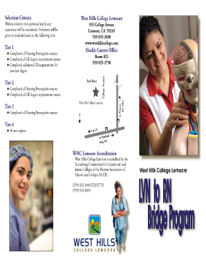 LVN-ADN Bridge Program Brochure - West Hills College