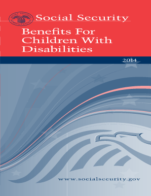 Ssi application form pdf - Benefits For Children With Disabilities - Social Security - ssa