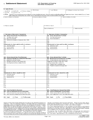 Hud 1 settlement statement example - HUD-1 - alta