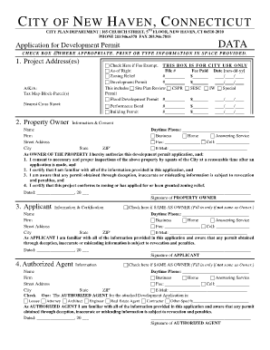 Application for Development Permit