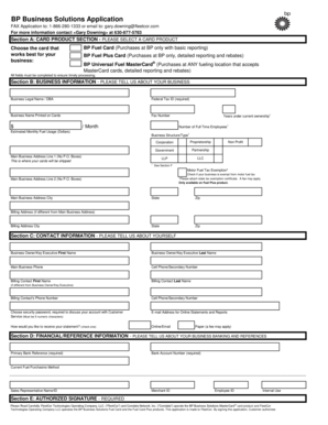BP Business Solutions Application