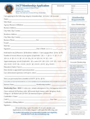 IACP Membership Application