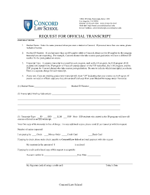 Fillable Online Transcript Request Form - Kaplan University Catalog Fax ...