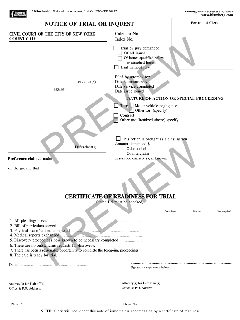 Notice Of Inquest Form Ny - Fill and Sign Printable Template Throughout Coroners Report Template