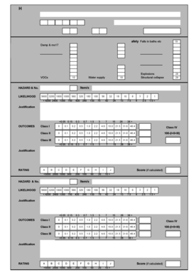 Healthy Home Rating System Scoring Sheet