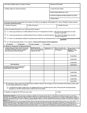 va form 29 0188