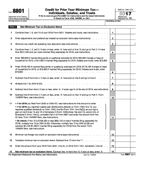 2011 tax calculator - 8801