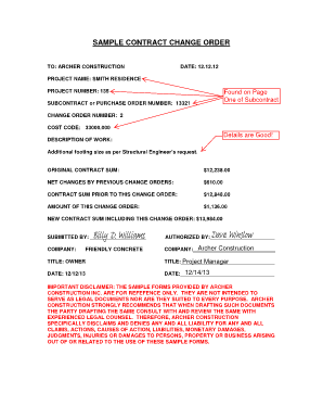 SAMPLE CONTRACT CHANGE ORDER. Instructions for Forms 1098-E and 1098-T, Student Loan Interest Statement and Tuition Statement