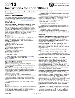 Instructions for Form 1099-B