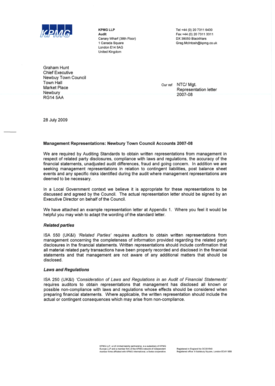 kpmg management letter representation Online 2nd ACTEC Fillable Engagement Ed Letters