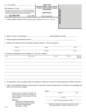 Illinois Foreign LLC Annual Report