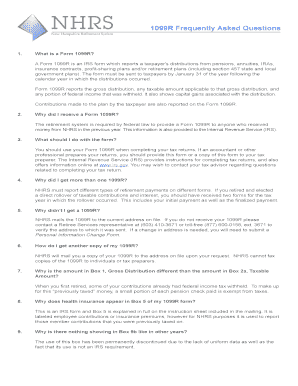 Form 1099R Frequently Asked Questions