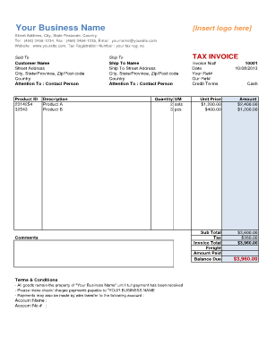 Tax Invoice