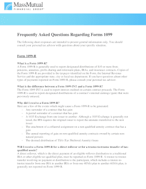 Form 1099-R Tax Document