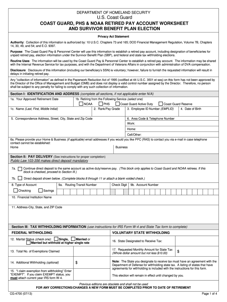 cg 4700 2013 form Preview on Page 1.