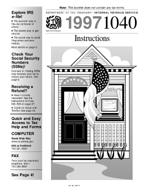 US Federal 1040 Tax Form