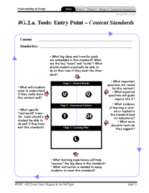 backward design lesson plan template pdf