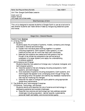 ubd template google doc