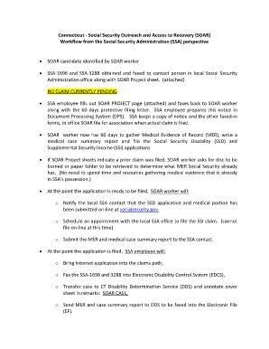 (SOAR) Workflow from the Social Security Administration - CT.gov - ct