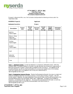 Task Work Order Template - nyserda