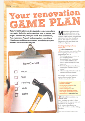 Fillable Online Reno Checklist f Yard - Hotspace Fax Email Print ...