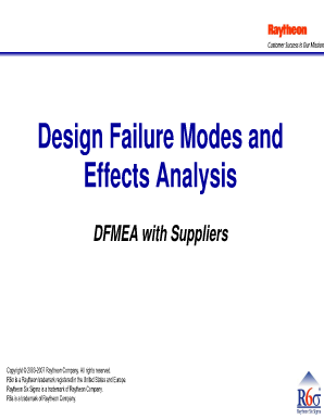 Design Failure Modes and Effects Analysis - Raytheon