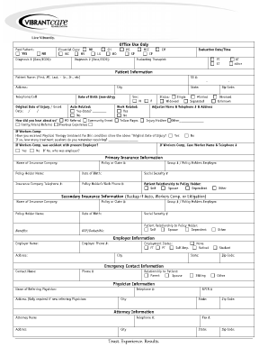 Patient Intake Form