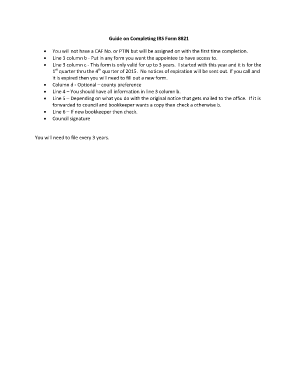 IRS Form 8821 Guide