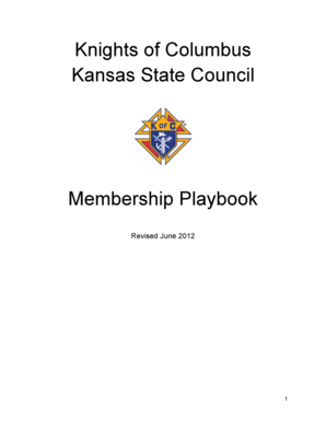 knights of columbus introduction to membership playbook form