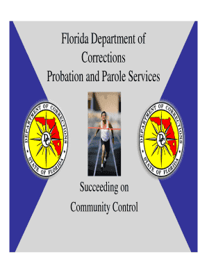 succeeding community control florida print out form