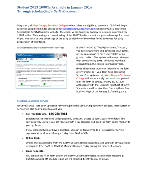 West Georgia Technical College 1098-T Form
