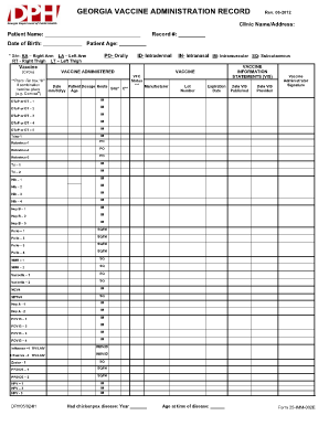 Vacc Admin Record Rev 062012. Florida Supreme Court Approved Family Law Form 12.995(b)