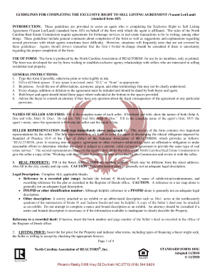 Agency agreement real estate - GUIDELINES FOR COMPLETING THE EXCLUSIVE RIGHT TO REPRESENT BUYER (Buyer Agency Agreement) FORM