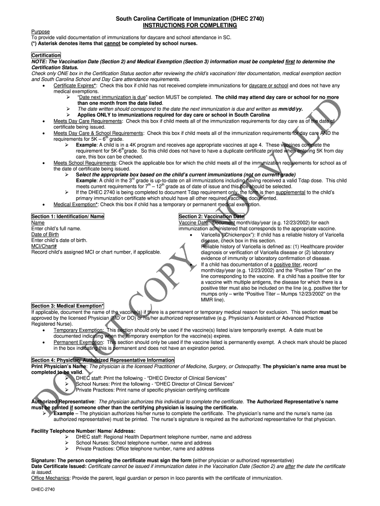 Dhec 2740 Pdf Fill Out Sign Online DocHub