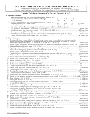 Monroe county tn school calendar 23 24 printable - Traffic offenses for which court appearance may be waived - nccourts