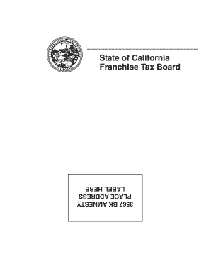 California Amnesty Installment Agreement Request