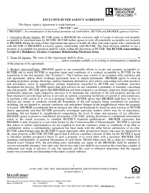 Exclusive Buyer Agency Agreement
