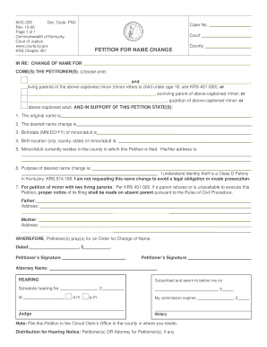 2008 2018 form ky aoc 295 fill online printable fillable blank cms 209 form