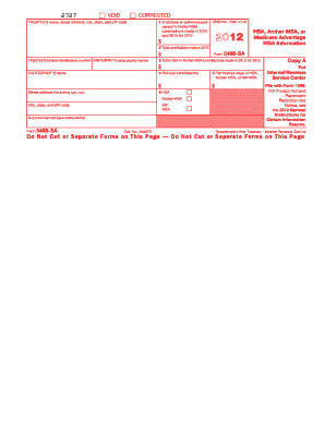 Form 5498-SA - Internal Revenue Service - irs