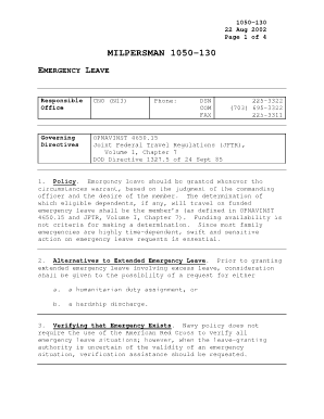 How to write leave application for office - milpersman 1050 130