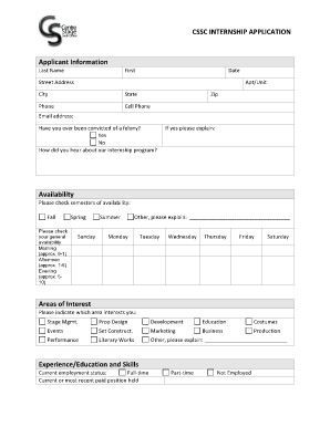 Cease and desist letter template - CSSC INTERNSHIP APPLICATION.pdf - Centre Stage - centrestage