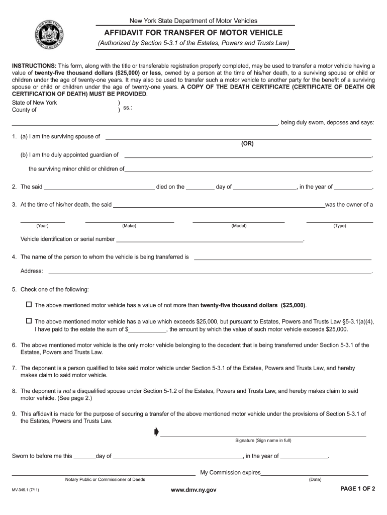 mv 3491 2011 form Preview on Page 1