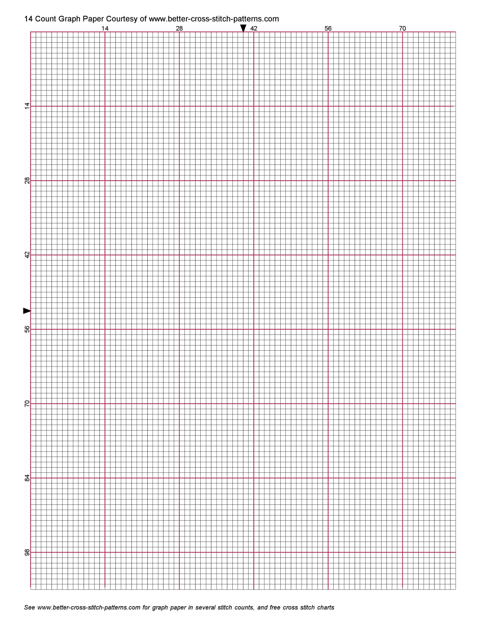 14 Count Graph Paper Form