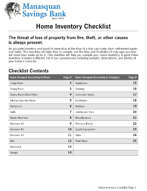 Inventory list of household items - Creating A Home Inventory Insurance Learning Center State Farm