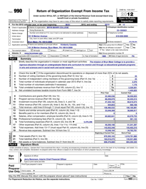 Form 990 Return of Organization Exempt From Income Tax