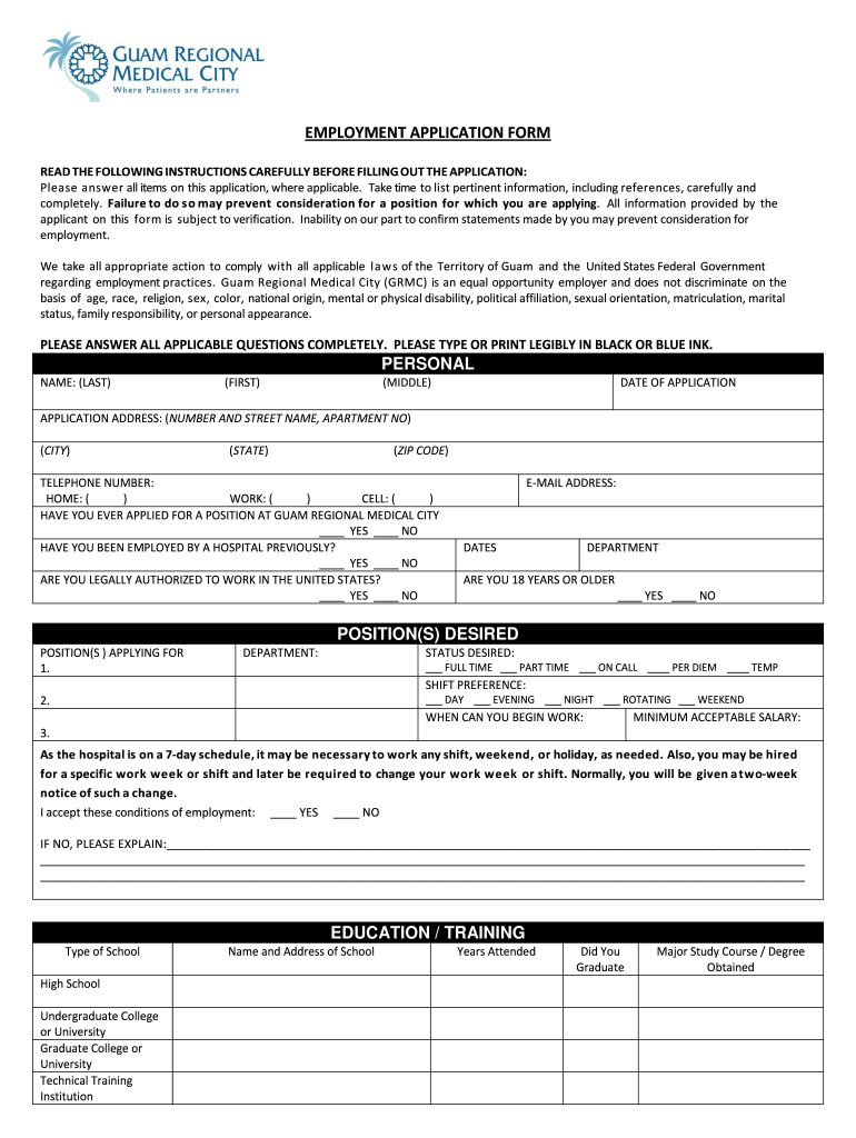 guam-regional-medical-city-fill-online-printable-fillable-blank-pdffiller