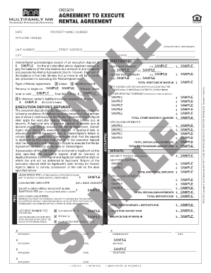 Oregon Rental Agreement