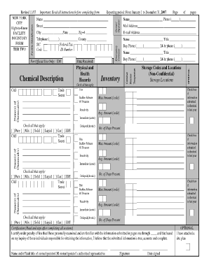 New York Right-to-Know Form