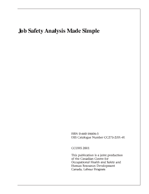 Jsa template word - Job Safety Analysis Made Simple